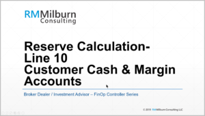Cust Reserve Calc Line 10; Customer Debits