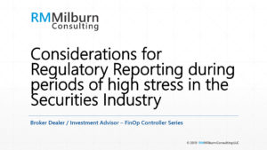 US Broker-Dealer Regulatory Reporting during High Trading Volume