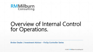 High level review of Internal Control for Operations